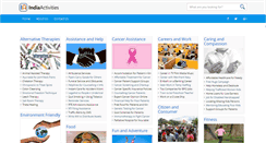 Desktop Screenshot of indiaactivities.com